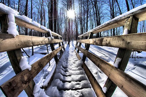 Snow Bridge, St. Paul, Minnesota