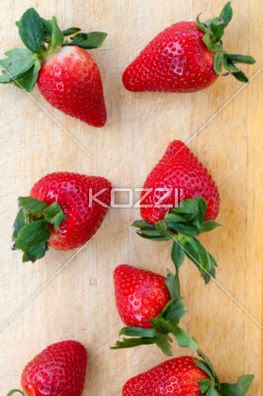 Close-Up Shot Of Strawberries